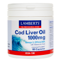 LAMBERTS Cod Liver Oil 1000mg μουρουνέλαιο